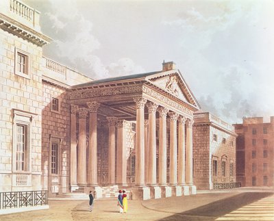 Carlton House, inciso da R. Reeve, c.1819 da William after Westall